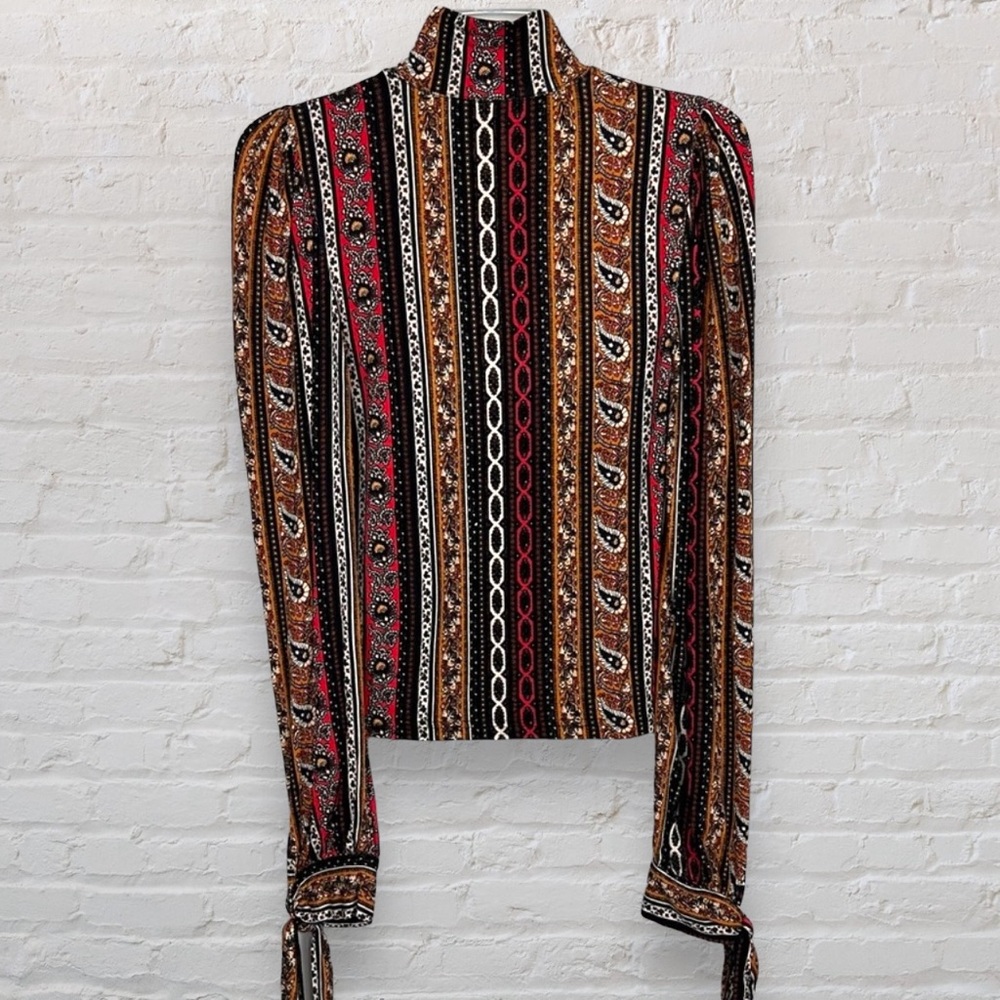 Free People Donatella Retro Turtleneck Size XS - Picture 8 of 14